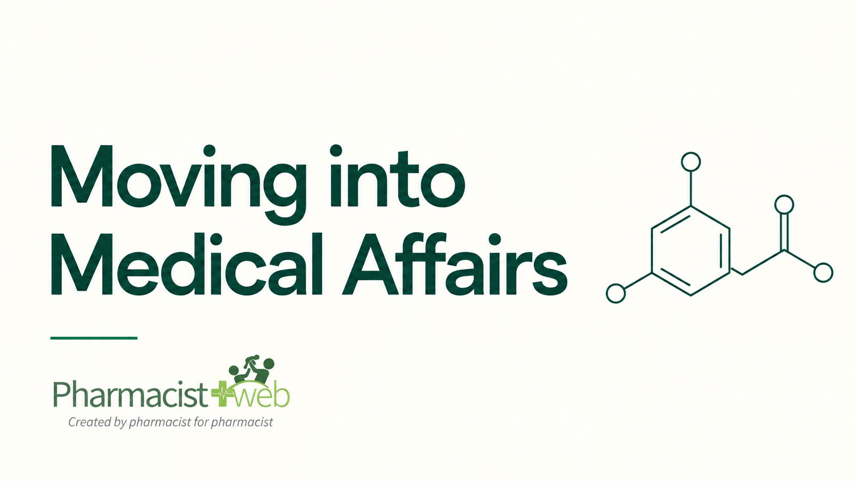 Moving into Medical Affairs course cover